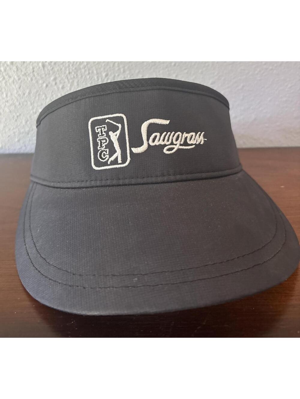 TPC SAWGRASS Black Visor Golf  Imperial